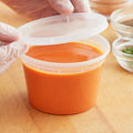 A&B 16oz containers with lids 240 combo pack - Grocer wholesale