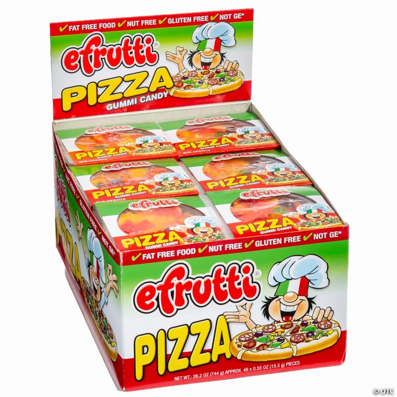 26 oz. Efrutti® Pizza Gummy Candy - 48 Pc. - Grocer wholesale