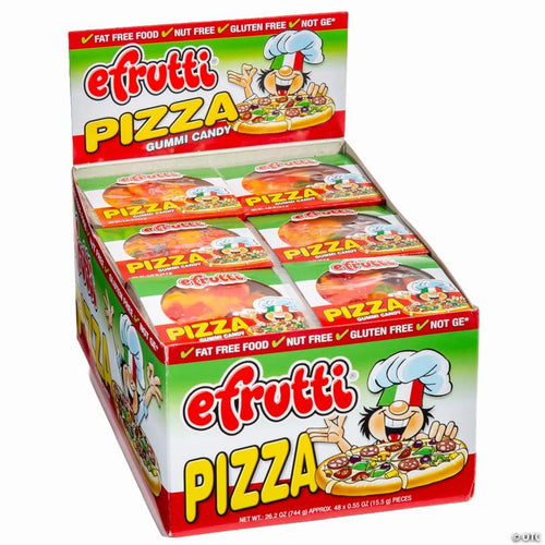 26 oz. Efrutti® Pizza Gummy Candy - 48 Pc. - Grocer wholesale