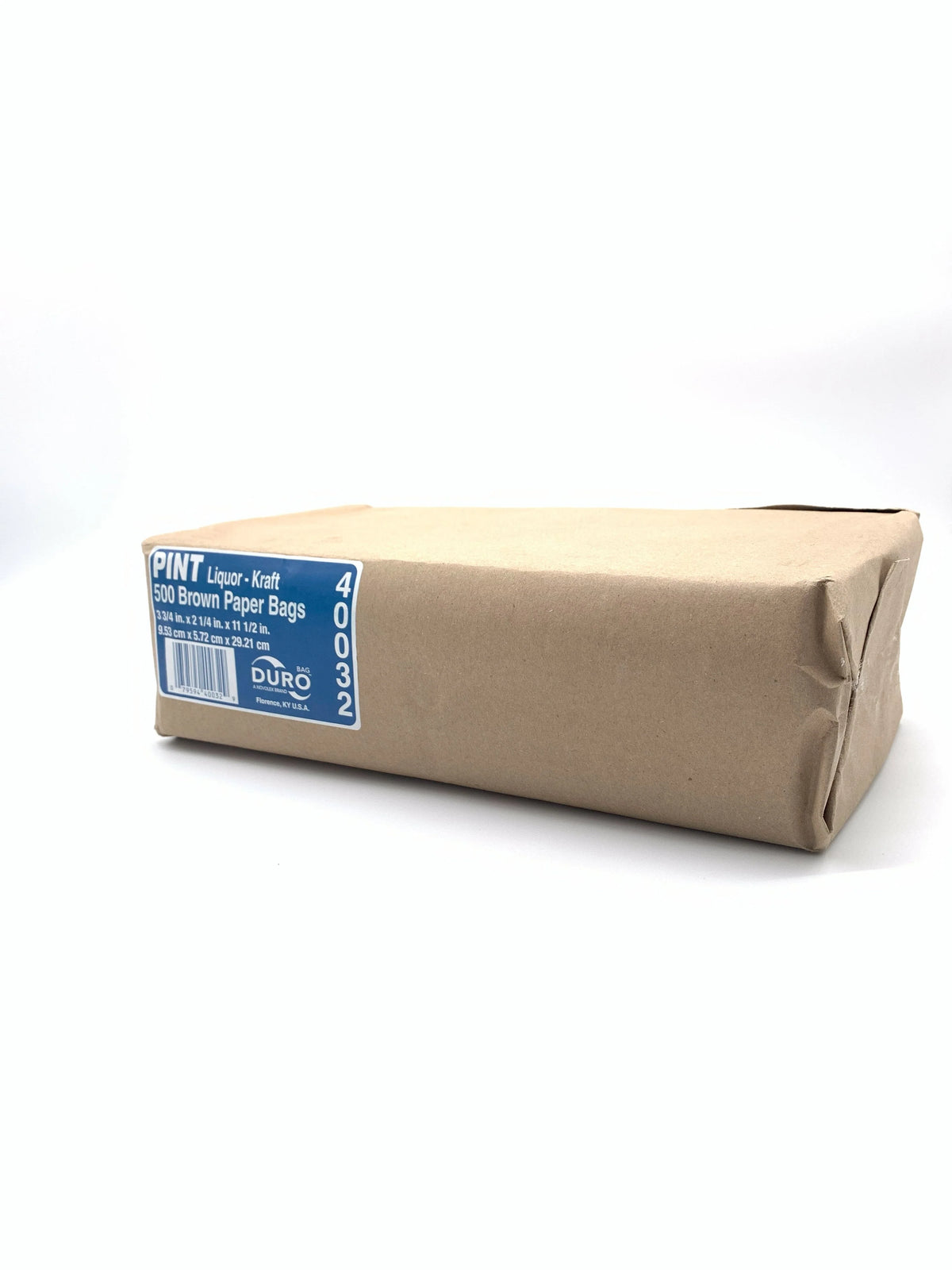 Duro pint liquor kraft 500 paper bags - Grocer wholesale