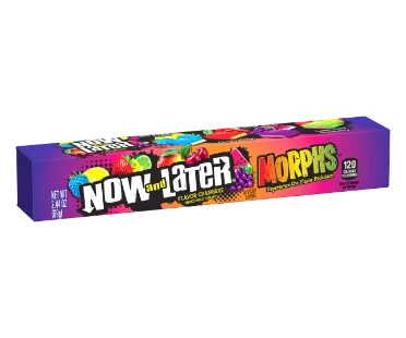 Now and Later Morphs Flavor-Changing Candy Bars, 2.44 oz — Singles, Multi-Packs & 24-Count Case - Grocer wholesale