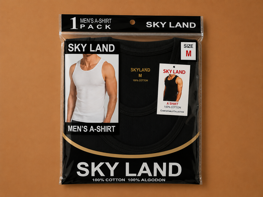 A-Shirts — Ribbed Cotton Tank Top Undershirts (Wholesale & Bulk)