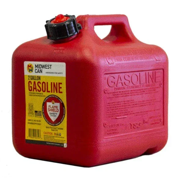 2-Gallon Gas Can 6ct - Grocer wholesale
