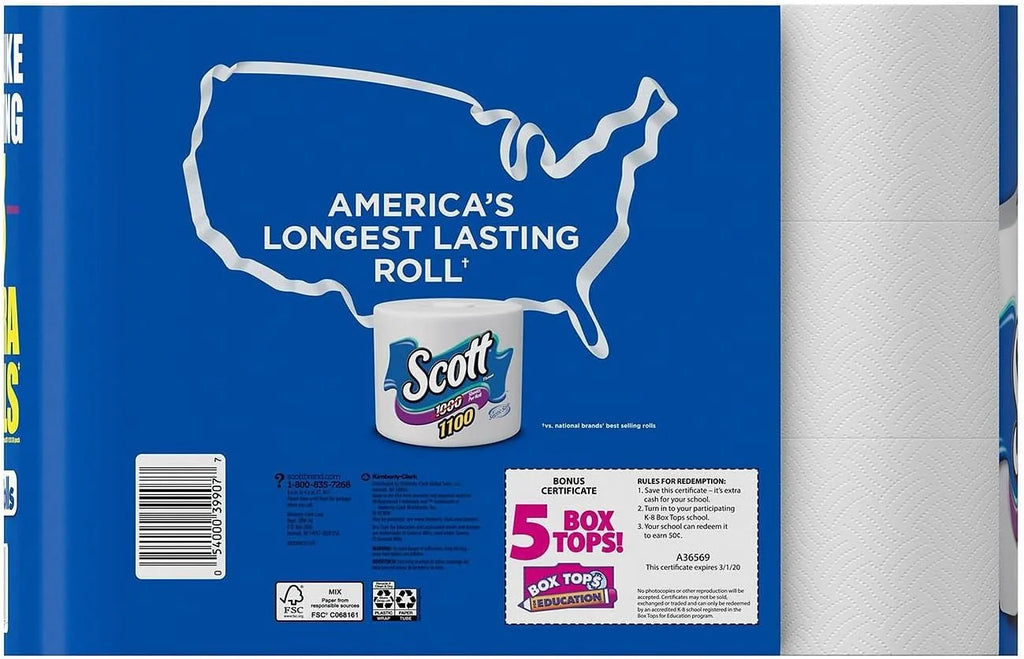 Scott bath paper 36 rolls - Grocer wholesale