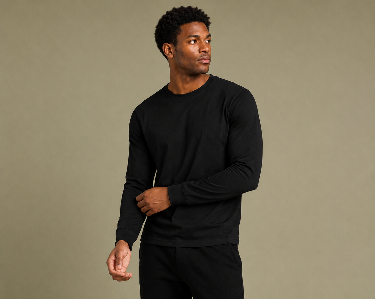 Long Sleeve T-Shirts — Blank Cotton Long Sleeve Tee (Wholesale & Bulk)