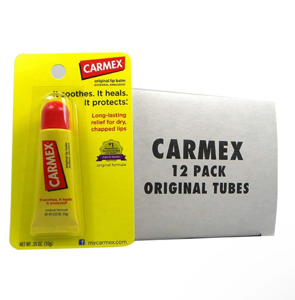 Original Carmex Moisturizing Lip Balm Display Box 12 Tubes - Grocer wholesale