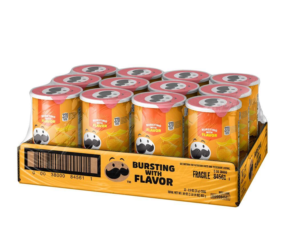 Pringles Cheddar Cheese Potato Crisps — Grab n' Go 2.5 oz Cans | Bulk & Wholesale - Grocer wholesale