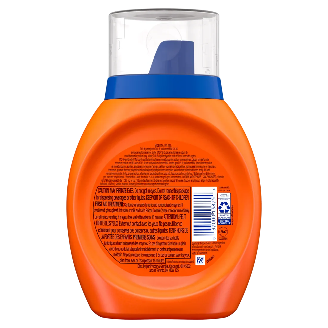 Tide Liq. 2X Original (16 loads) - 25oz/6pk - Grocer wholesale