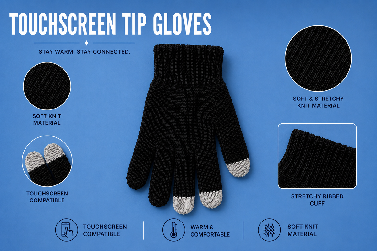 Winter Gloves — Chenille, Touchscreen, Thermal & Insulated Ski Gloves (Wholesale & Bulk)