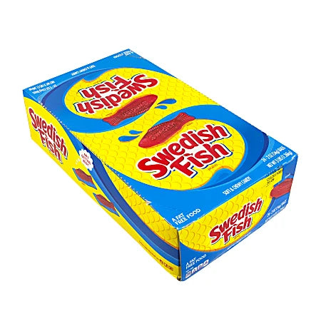 Swedish Fish Mini , 2 Oz, Box of 24 Packs - Grocer wholesale