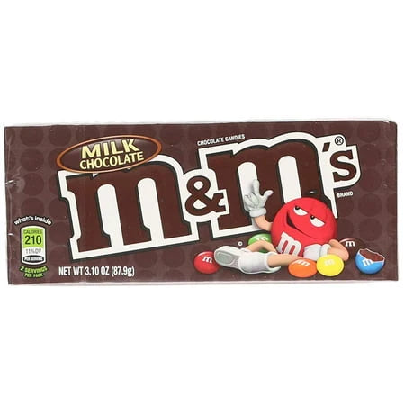 M&M's Milk Chocolate Box 3.1 Oz., PK12 - Grocer wholesale