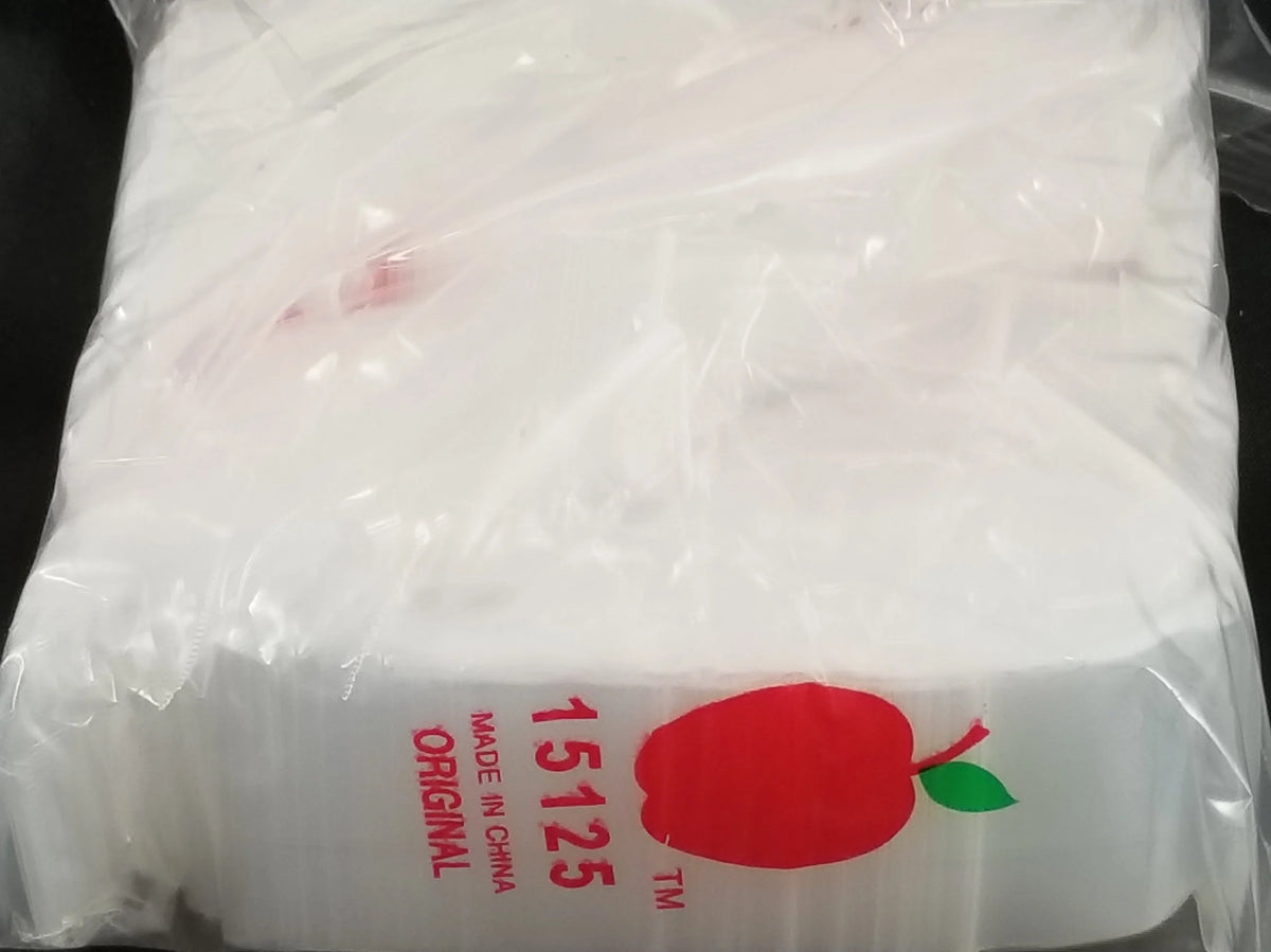 15125 Original Apple Bags 1.5" x 1.25"- CLEAR - Grocer wholesale