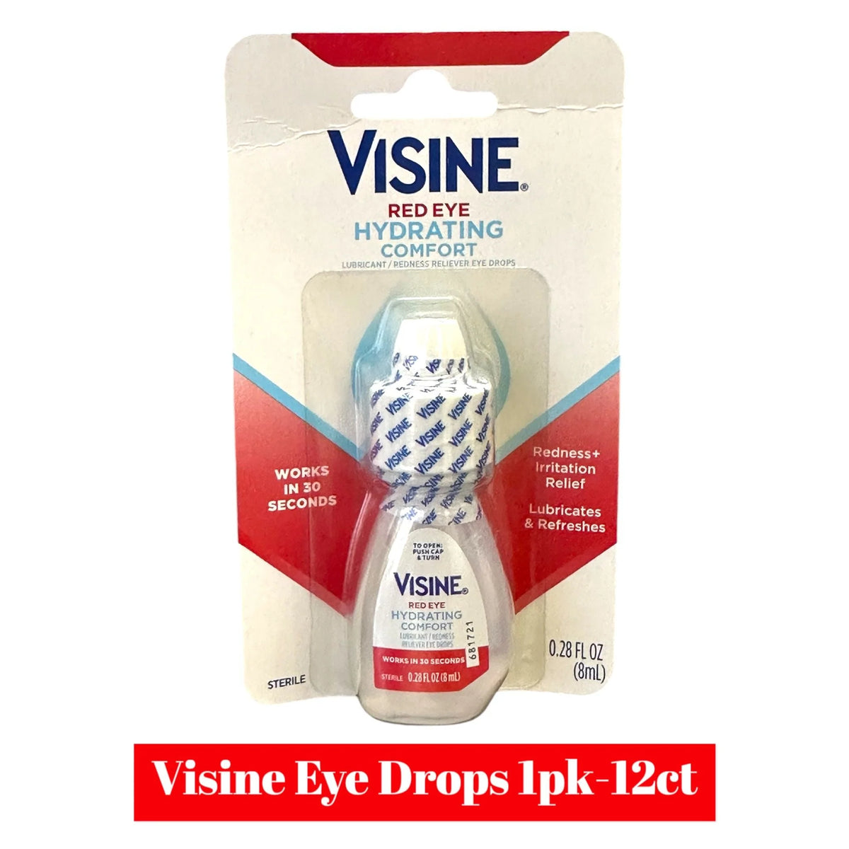 Visine Eye Drops 1pk- 12ct - Grocer wholesale
