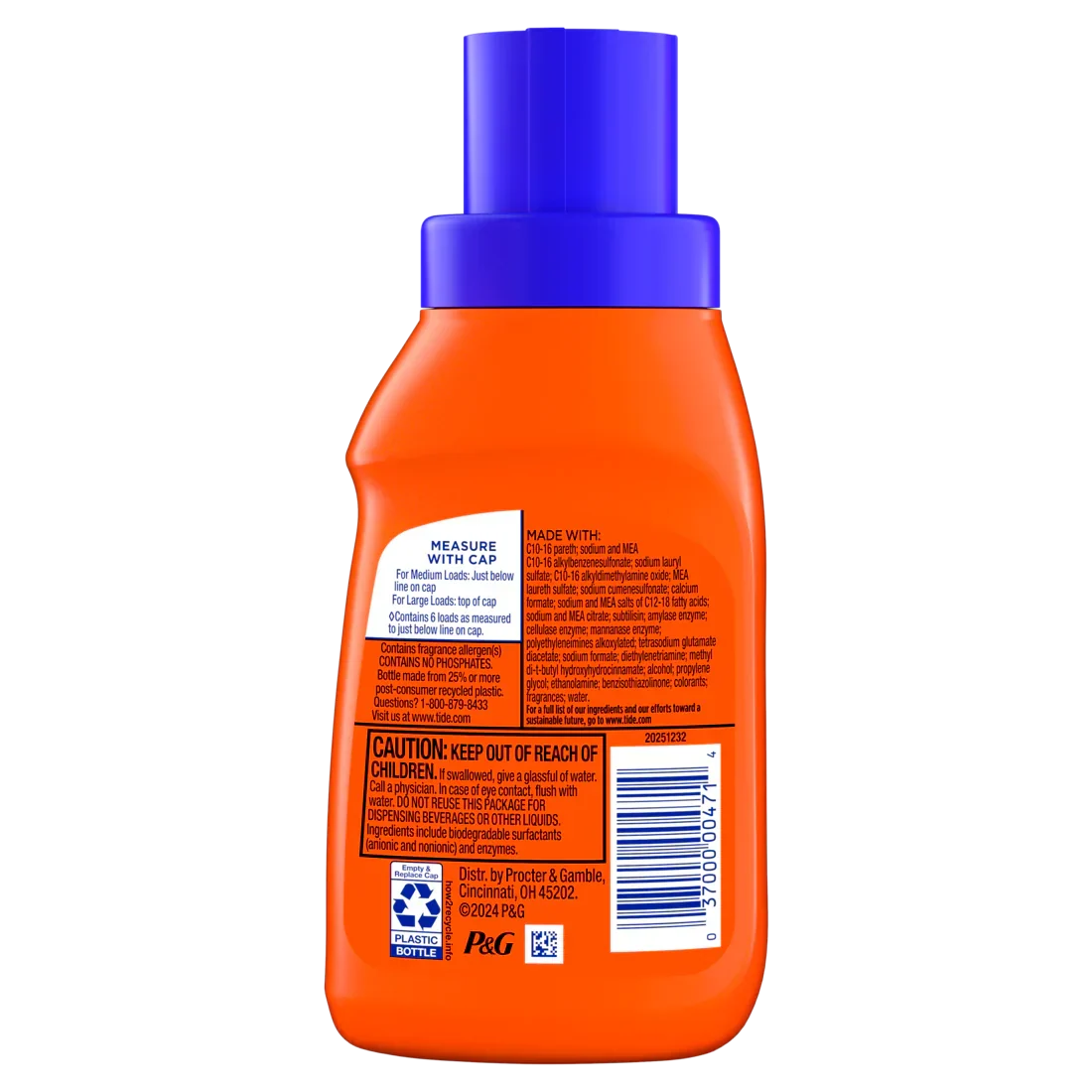 Tide Liq. 2X Original 6-loads - 10oz/12pk - Grocer wholesale