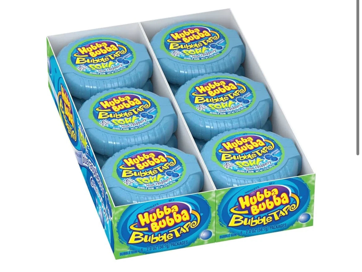 Hubba Bubba Bubble Tape Blue Raspberry 6-2Oz - Grocer wholesale
