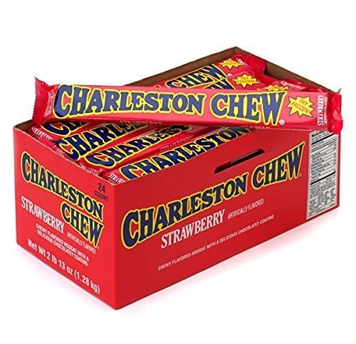 Charleston Chews, Strawberry, 1.875 Ounce Bars (Pack of 24) - Grocer wholesale