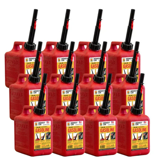 1 Gallon Gas Can (12 pc) - Grocer wholesale