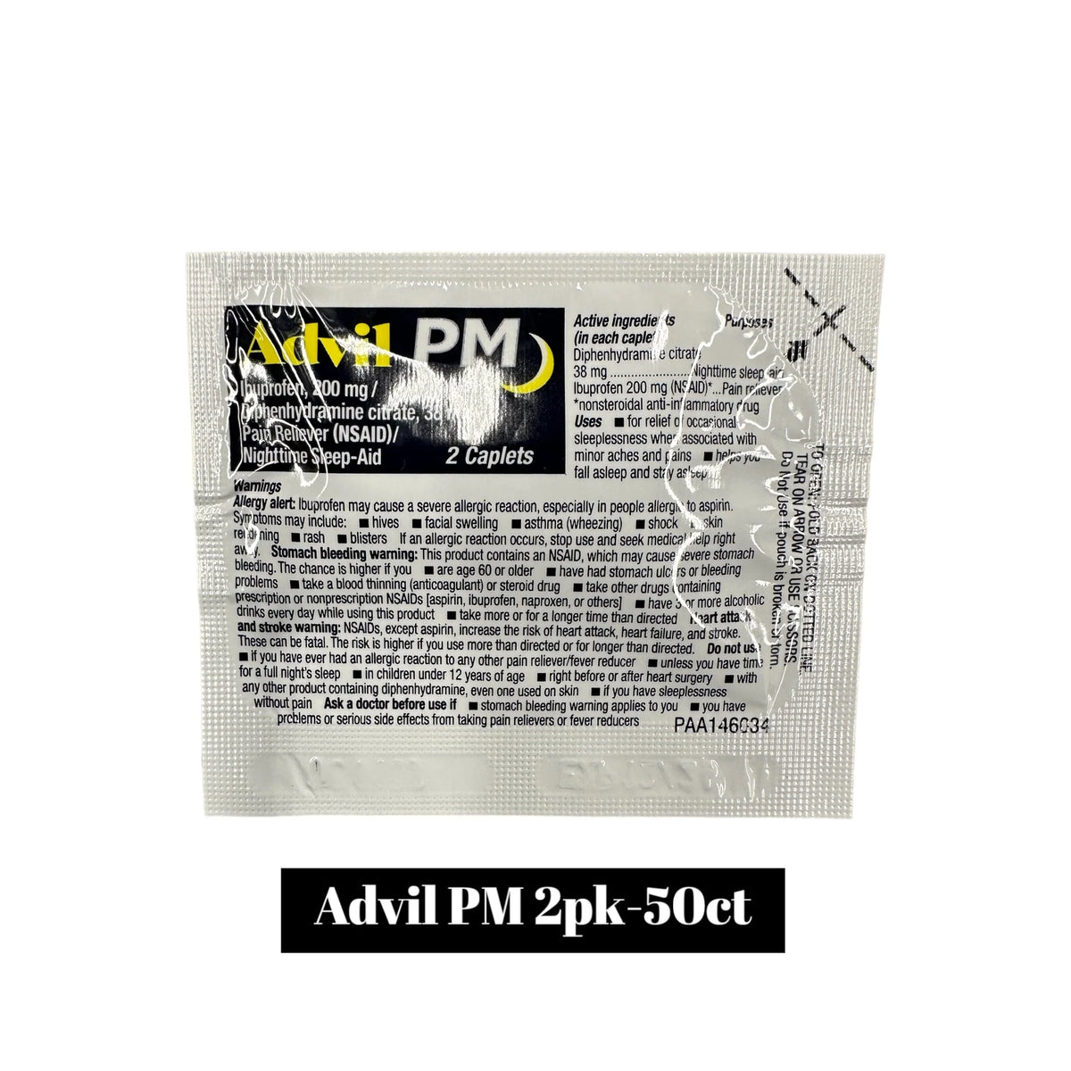 Advil PM Caps 2pk- 50ct - Grocer wholesale