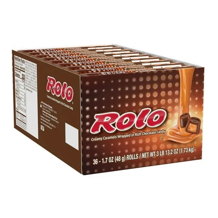 Rolos Chewy Caramels, 1.7 oz rolls, 36 count - Grocer wholesale