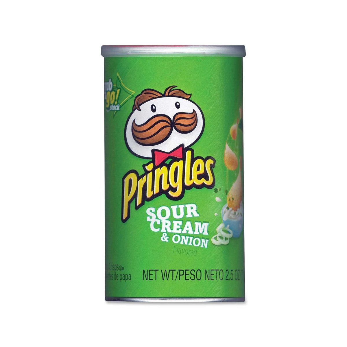 Pringles Sour Cream and Onion Potato Crisps Chips ( 2.5 Ounce, 12 Count ) - Grocer wholesale