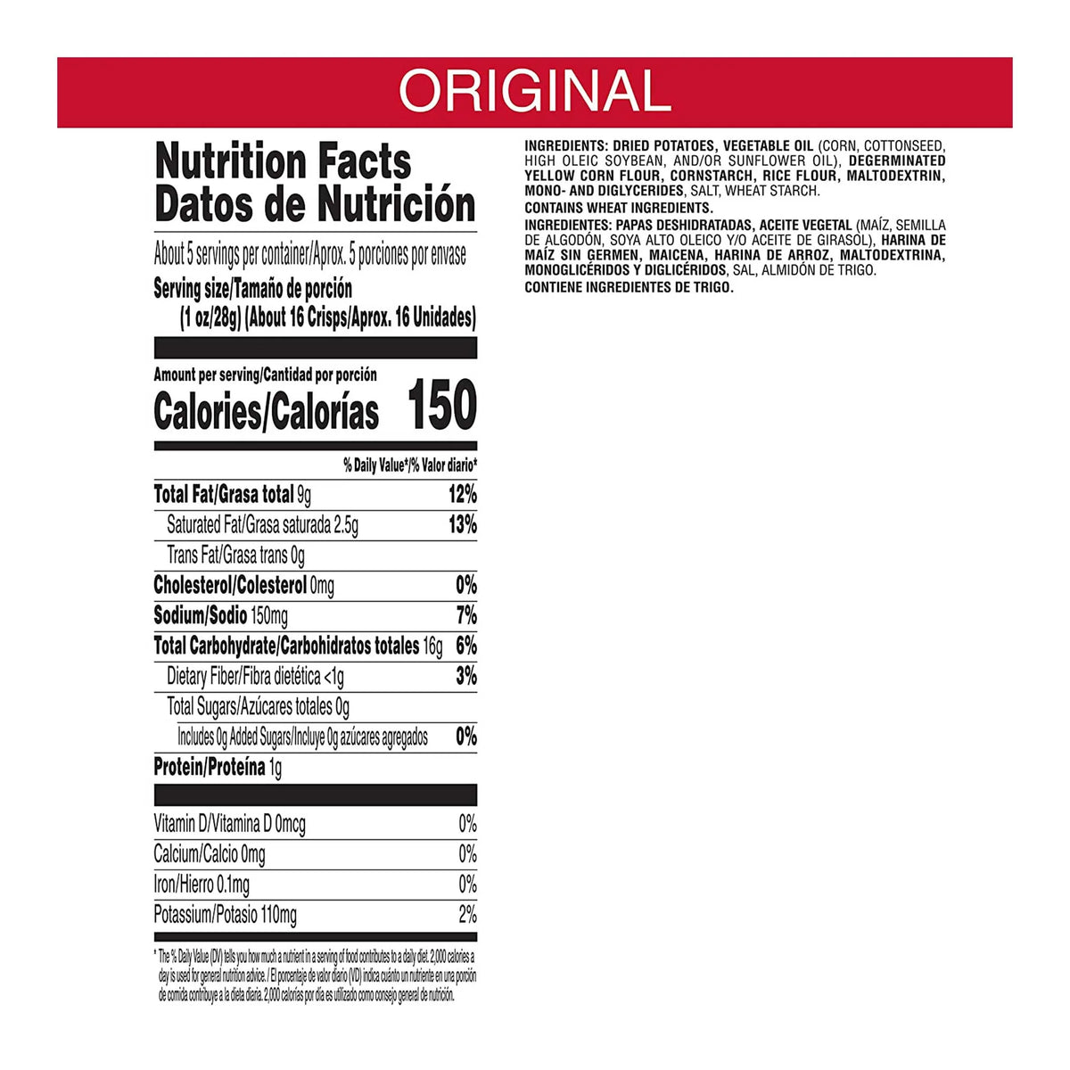 Pringles Original Potato Crisps Chips ( 5.96 Ounce, 14 Count ) - Grocer wholesale
