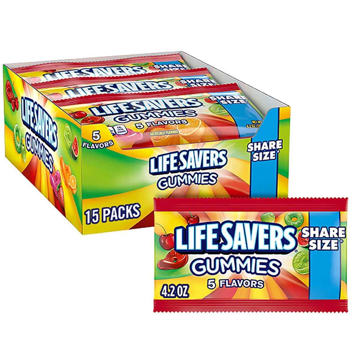 Life Savers, Gummies, 5 Flavors - Grocer wholesale