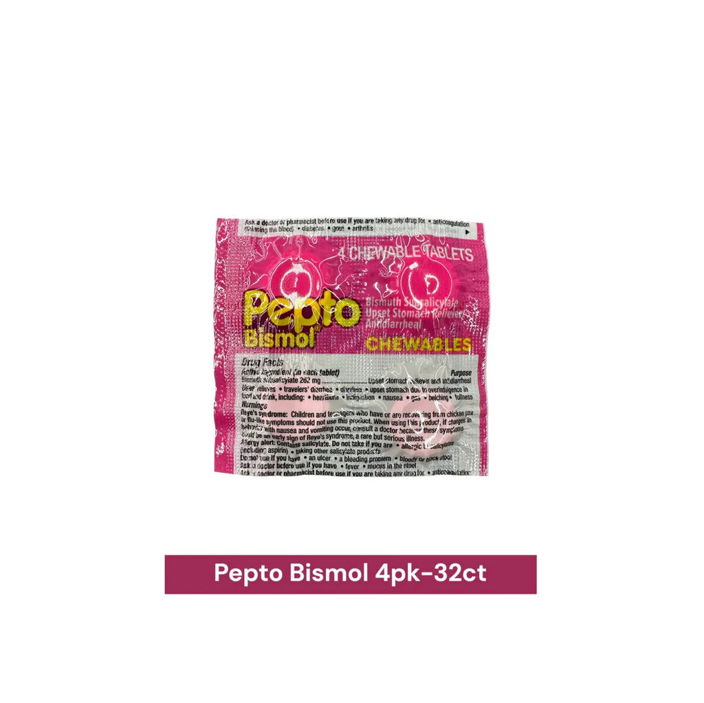 Pepto Bismol Diarrhea 4pk Original-32ct - Grocer wholesale