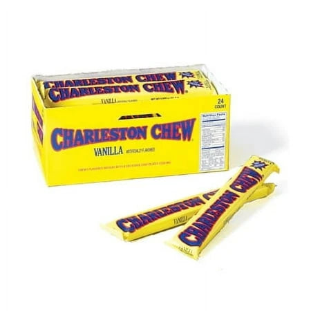Vanilla Charleston Chew Candy Bars 24 Count - Grocer wholesale