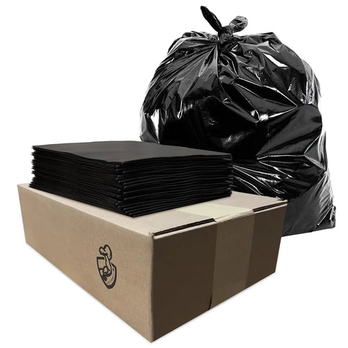 100ct-Large 55-60 Gallon Heavy Duty Trash Can Bags - Grocer wholesale