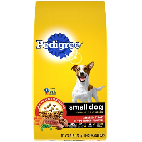 Pedigree 3.5 Lbs Grld Steak & Veg Sml Do-wholesale - Grocer wholesale