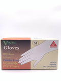 Himson vinyl gloves powder free size M,L,XL 100 count - Grocer wholesale