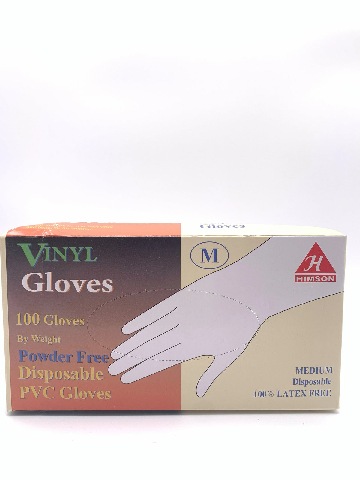 Himson vinyl gloves powder free size M,L,XL 100 count - Grocer wholesale