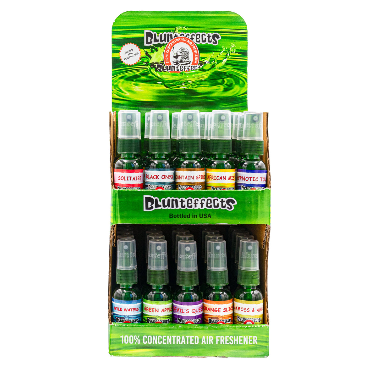 Blunteffects®1 oz. Spray Air-Fresheners Display - 50 COUNT