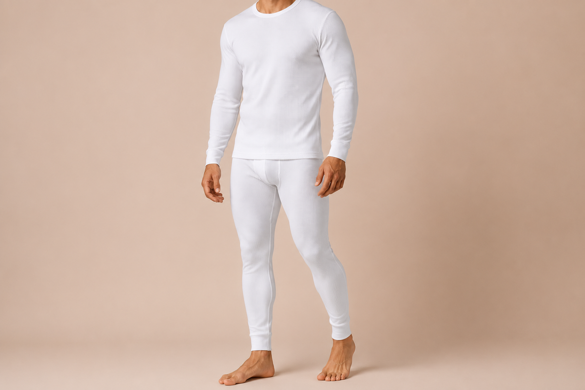 Thermal Set — Waffle Knit Thermal Top & Bottom Long Johns (Wholesale & Bulk)