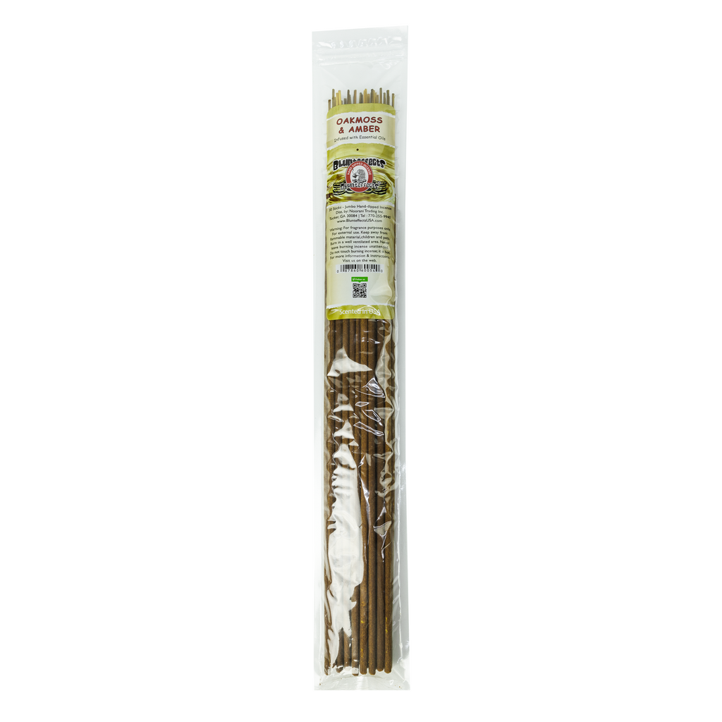 Oakmoss & Amber Hand-Dipped Incense