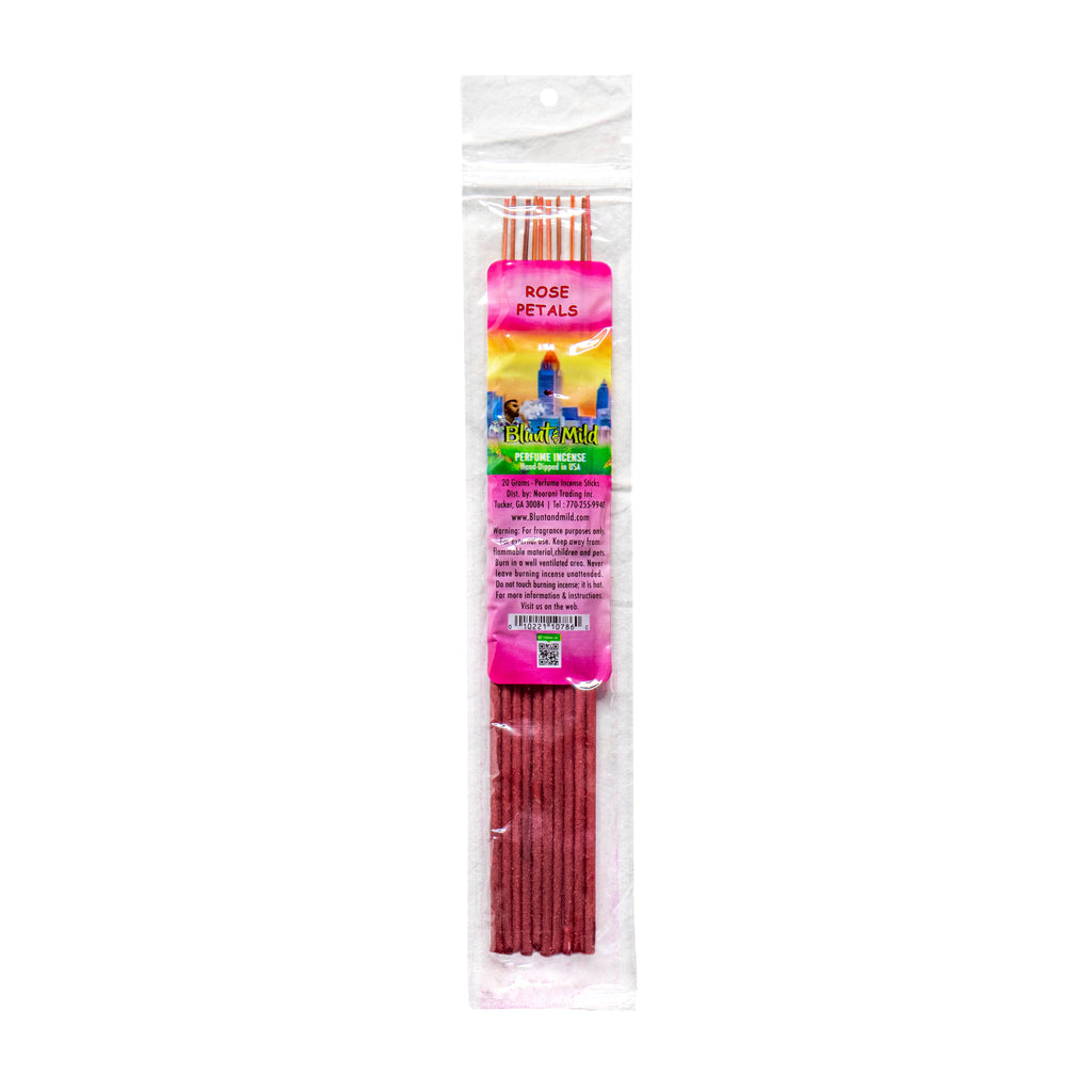 Rose Petals Hand-Dipped Incense - Blunt & Mild®