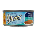 9 Lives 5.5oz Meaty Pate W-Chic & Tuna-wholesale - Grocer wholesale