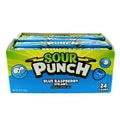 Sour Punch Straws Blue Raspberry – 24ct Box - Grocer wholesale