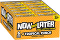 Now and Later Original Tropical Fruit Punch Taffy Chews Candy 0.93oz (Box of 24) - Grocer wholesale