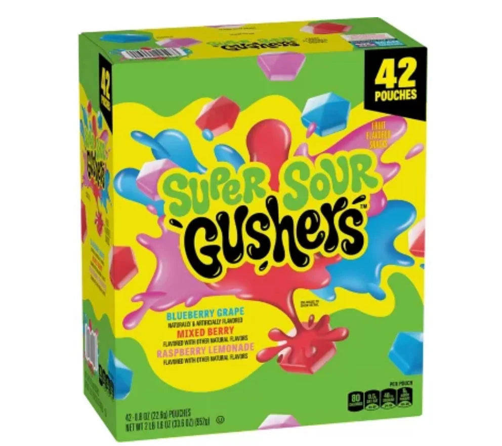 Gushers Super Sour Mix 42-0.8Oz - Grocer wholesale