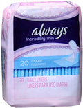 Always Liner Unscented 20ct Single Bag - Grocer wholesale