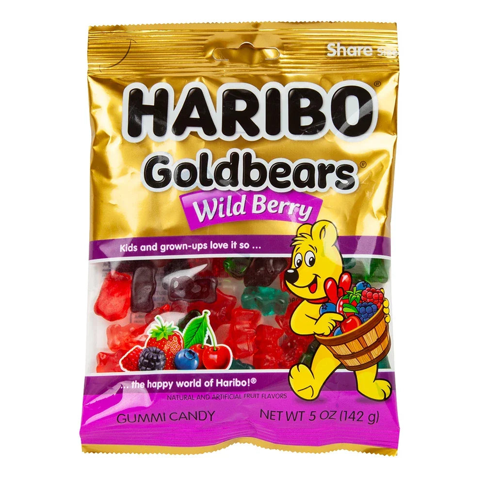 Haribo Gold bears Wild Berry 12-5Oz Bag - Grocer wholesale