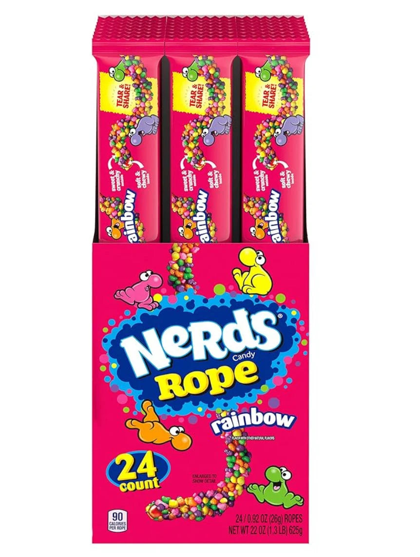 Nerds Rope Rainbow 24/0.92oz - Grocer wholesale