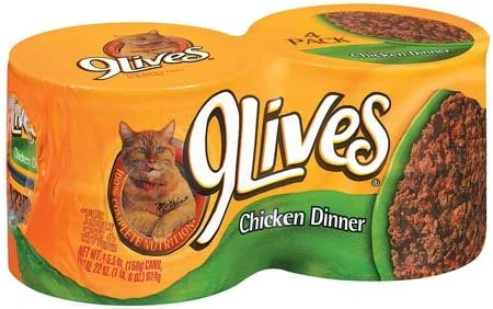 9Lives Fd Chicken 5.5z 4pk 1 Per Pack - Grocer wholesale