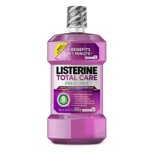 Listerine Fresh Mint Total Care - 500ML/6pk - Grocer wholesale