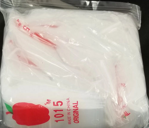 1015 Original Apple Bags 1" x 1.5"- CLEAR - Grocer wholesale