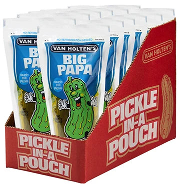 Van Holtens Big Papa Pickle Pouches 12ct - Grocer wholesale