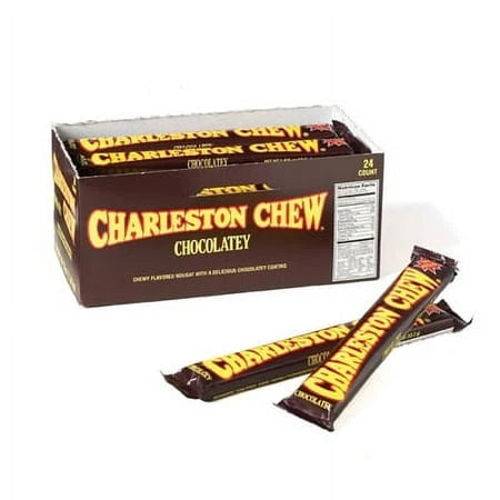 Charleston Chews, Chocolate,1.875-Ounces Bars (Pack of 24) - Grocer wholesale