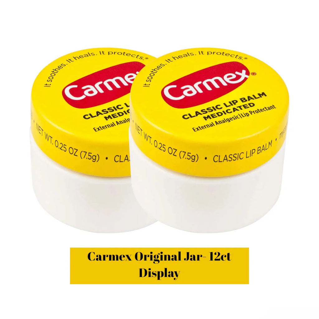 Carmex Lip Balm Jar 1pk Original-12ct - Grocer wholesale