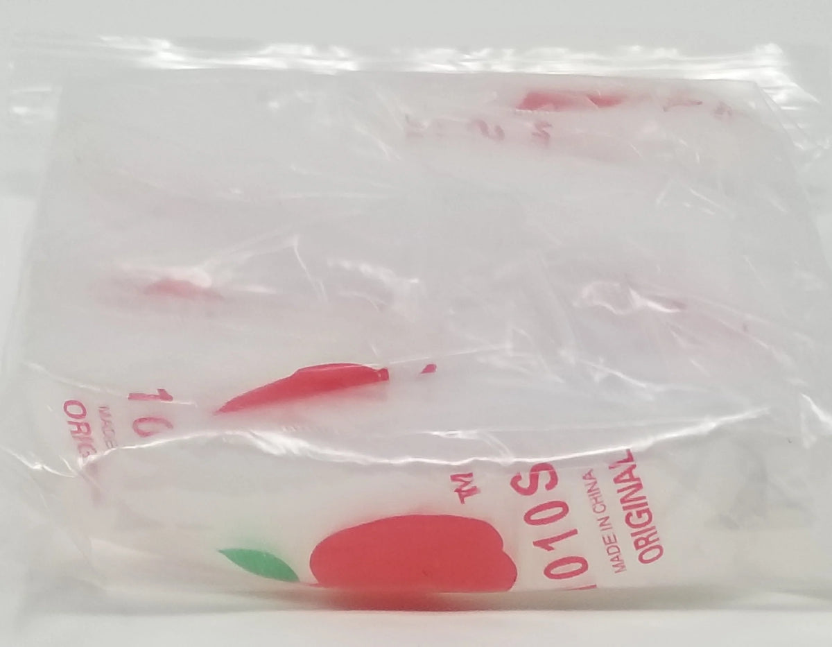 1010-S Original Apple Bags 1" x 1"- CLEAR - Grocer wholesale